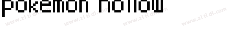 pokemon hollow字体转换